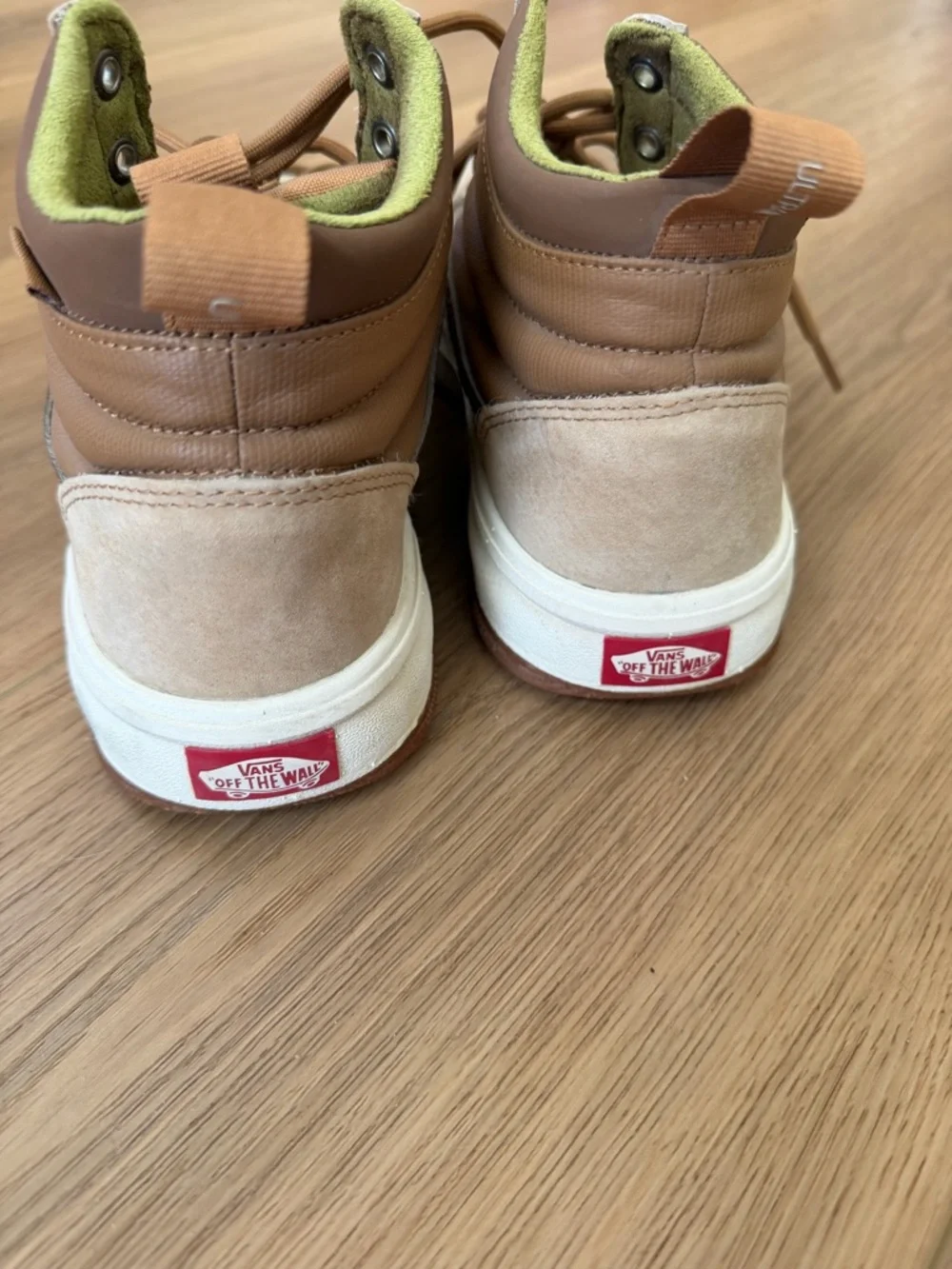 Vans Brown and Tan Ultrarange High-Top Hiking Sneakers - Picture 7 of 7